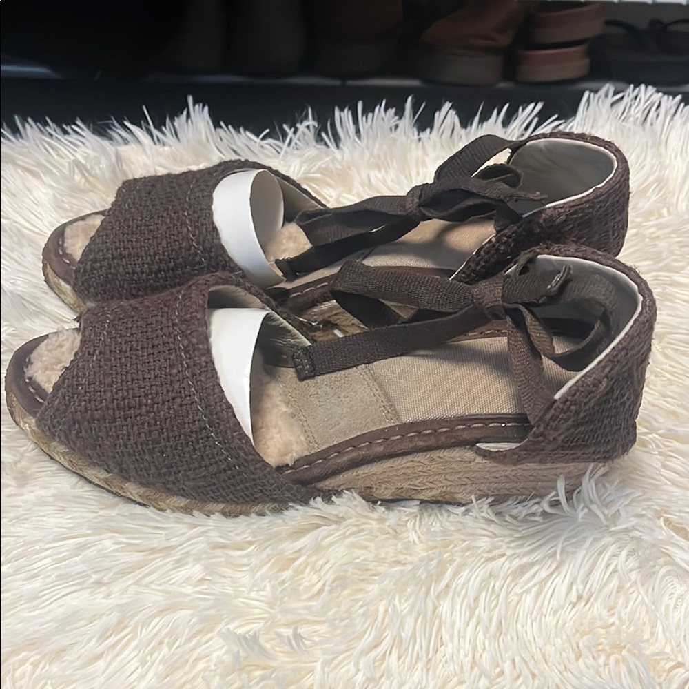 UGG Brown Espadrille Women Shoes